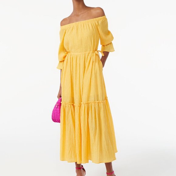 Yellow Gauze Maxi - Picture 1 of 3